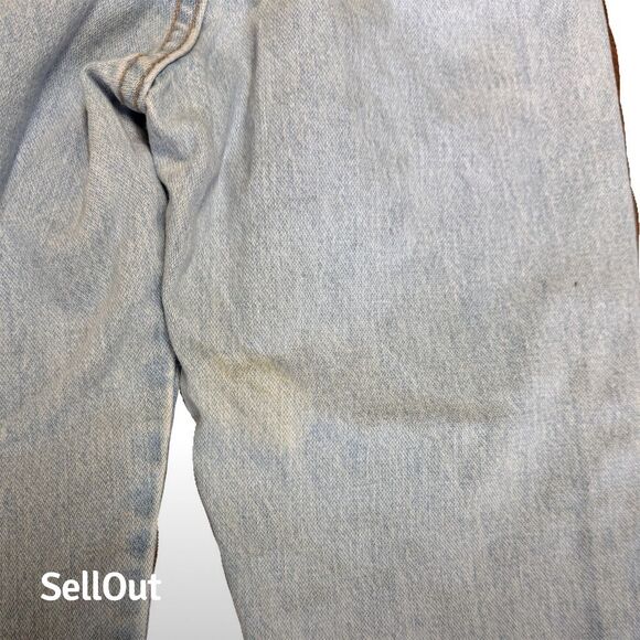 Vintage Wrangler Men's 90s Straight Jeans Blue Size 31x34 - Picture 5 of 7